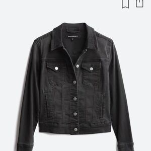 Jolene Stretch Black Denim Jacket